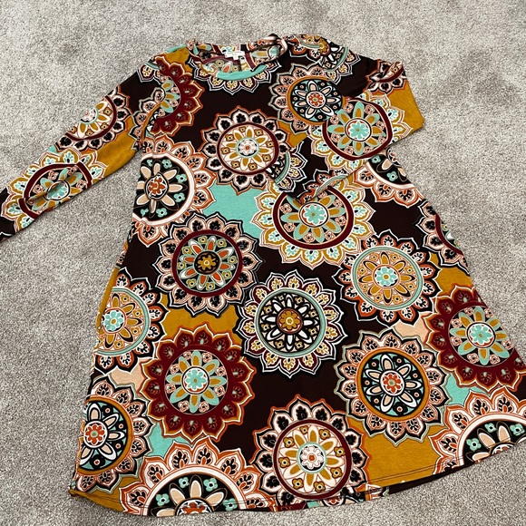 Sweet Lovely by Jen Dresses & Skirts - Geometric dress with pockets.